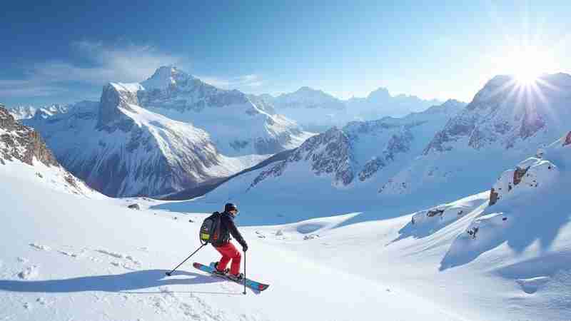 5 Unforgettable Summer Ski Destinations, Concept art for illustrative purpose, tags: erholung - Monok
